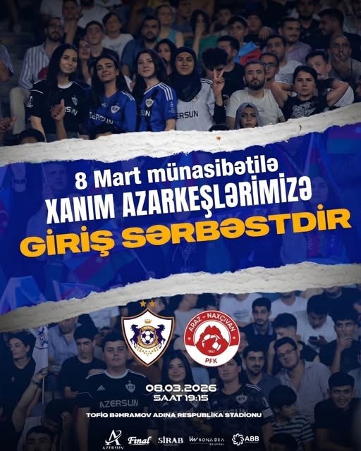 "Qarabağ"dan xanımlara jest - PULSUZ BİLET