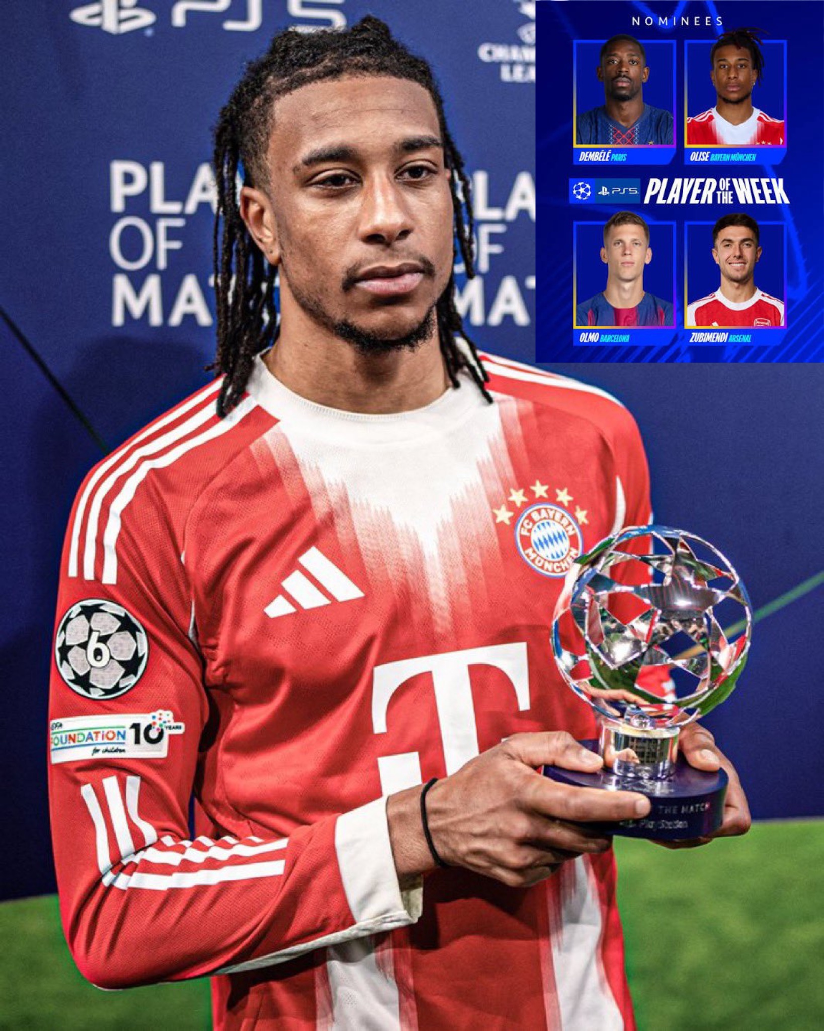 Çempionlar Liqası: Həftənin əsas ulduzu Olisedir