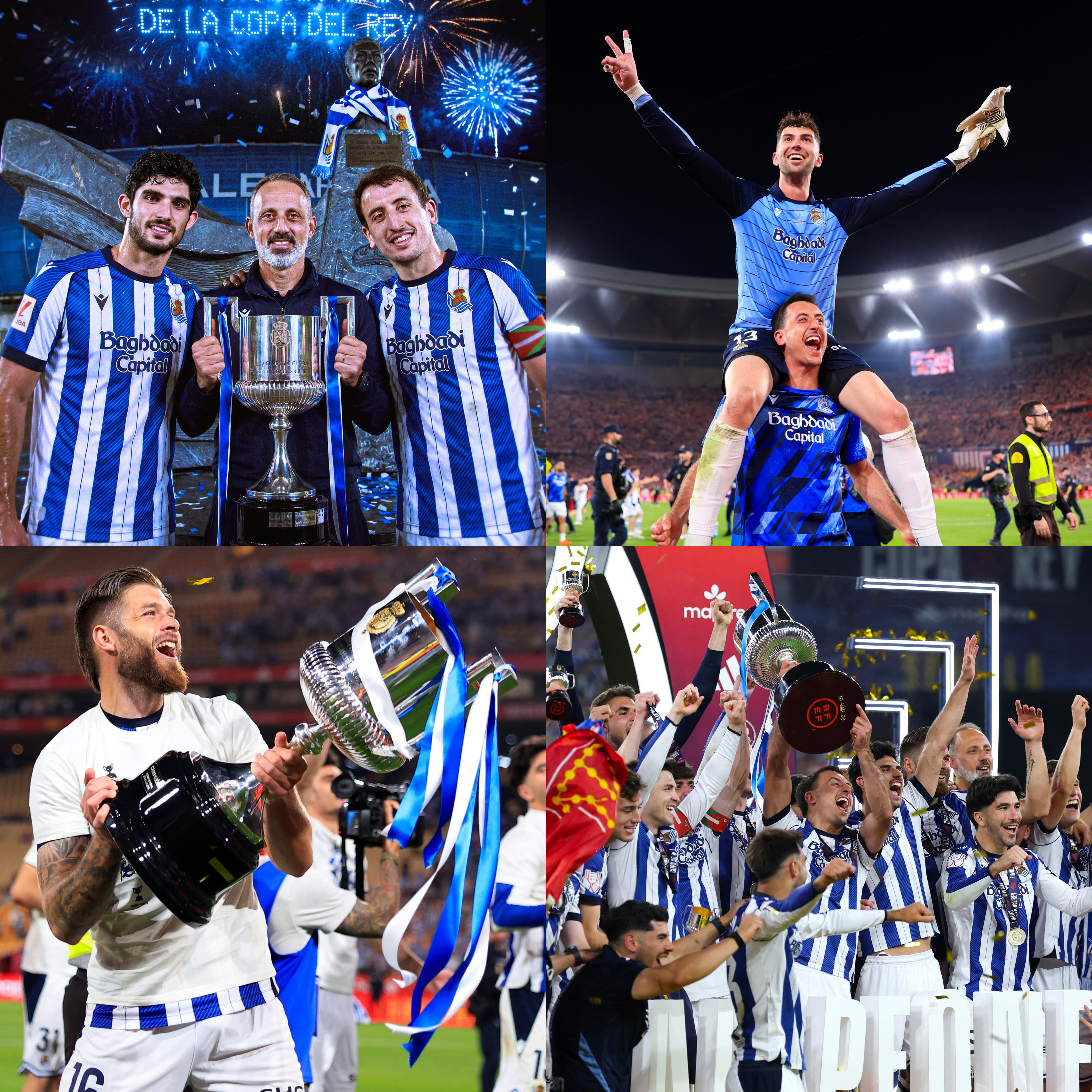 “Real Sosyedad” İspaniya kubokunu qaldırdı