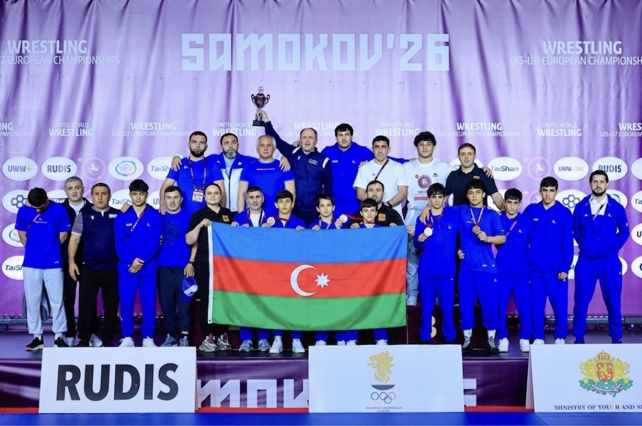 U-15 güləş millimizdən 6 Avropa medalı